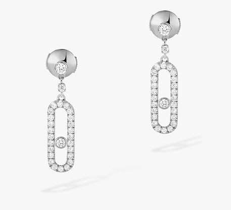 Messika-Paris WHITE GOLD DIAMOND EARRINGS