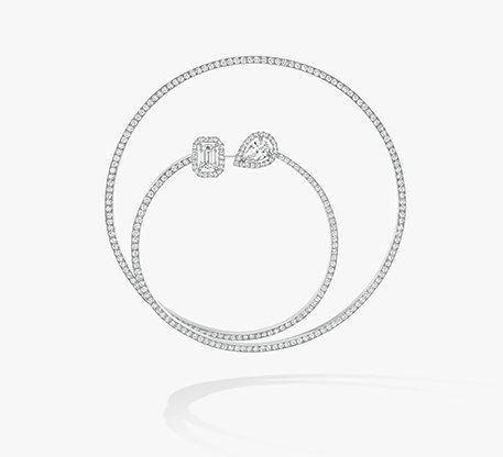 Messika-Paris WHITE GOLD DIAMOND EARRINGS