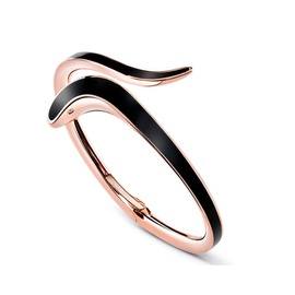 Eden Rose gold and black ceramic bracelet