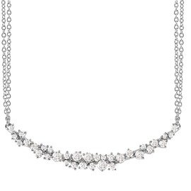 Mimosa White gold and diamond necklace