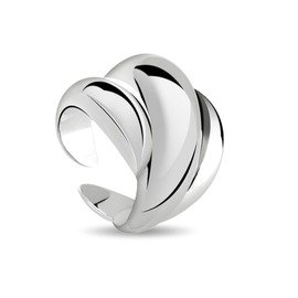 Silver ring with Gomitolo Diamond