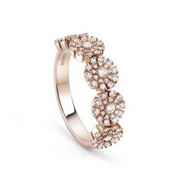 Margherita Rose gold and diamond ring