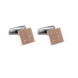 Metropolitan Rose gold and diamond cufflinks