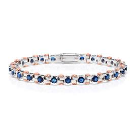 Tecnodiamonds Collection Bracciale. Oro bianco e rosa 750‰. Diamanti bianchi P.Ct 575.