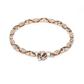 Ritmika Collection Bracciale. Oro rosa e bianco 750‰. Diamante bianco P.Ct 2.
