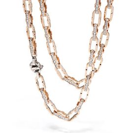 Privè Collection Girocollo. Oro bianco 750‰. Diamanti bianchi P.Ct 1940.