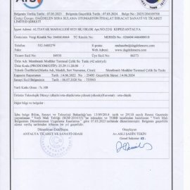 domestic product certificate