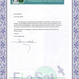 Teşekkür Belgesi Elasat Danışmanlık