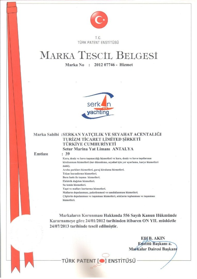 Marka Tescil Belgesi