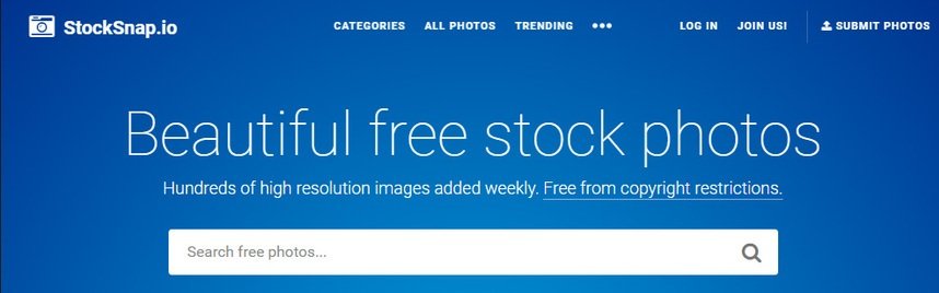 stocksnap bedava resim kütüphaneleri