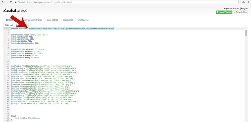 css ile font dosyalarını yüklemek