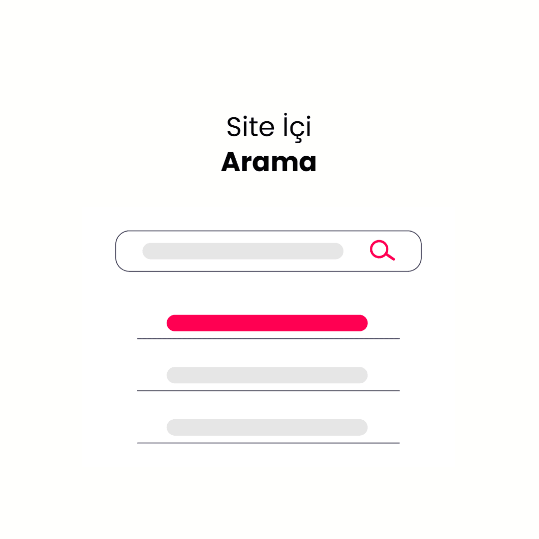 Site İçi Arama Modülü 1600 Kare