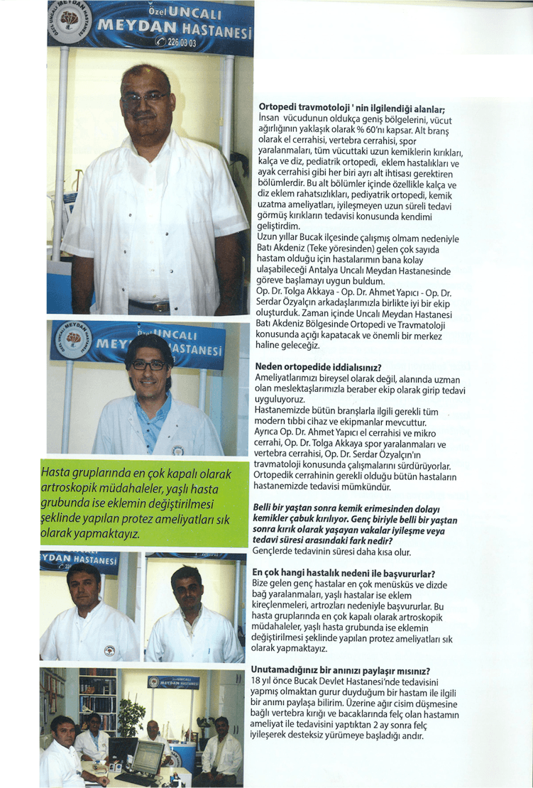 DR. CENGİZ YILMAZ ORTOPEDİ AÇIKLAMA 2