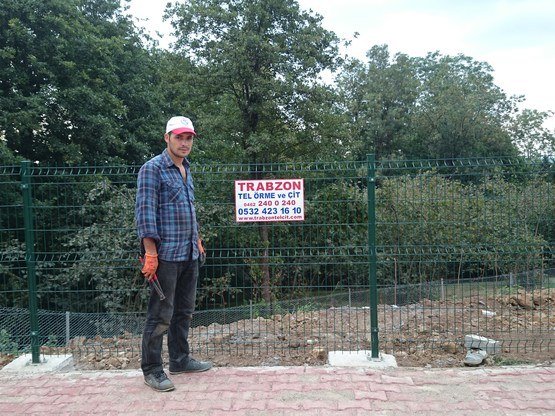 BEŞİKDÜZÜ TOKİ - PANEL ÇİT ÇALIŞMASI