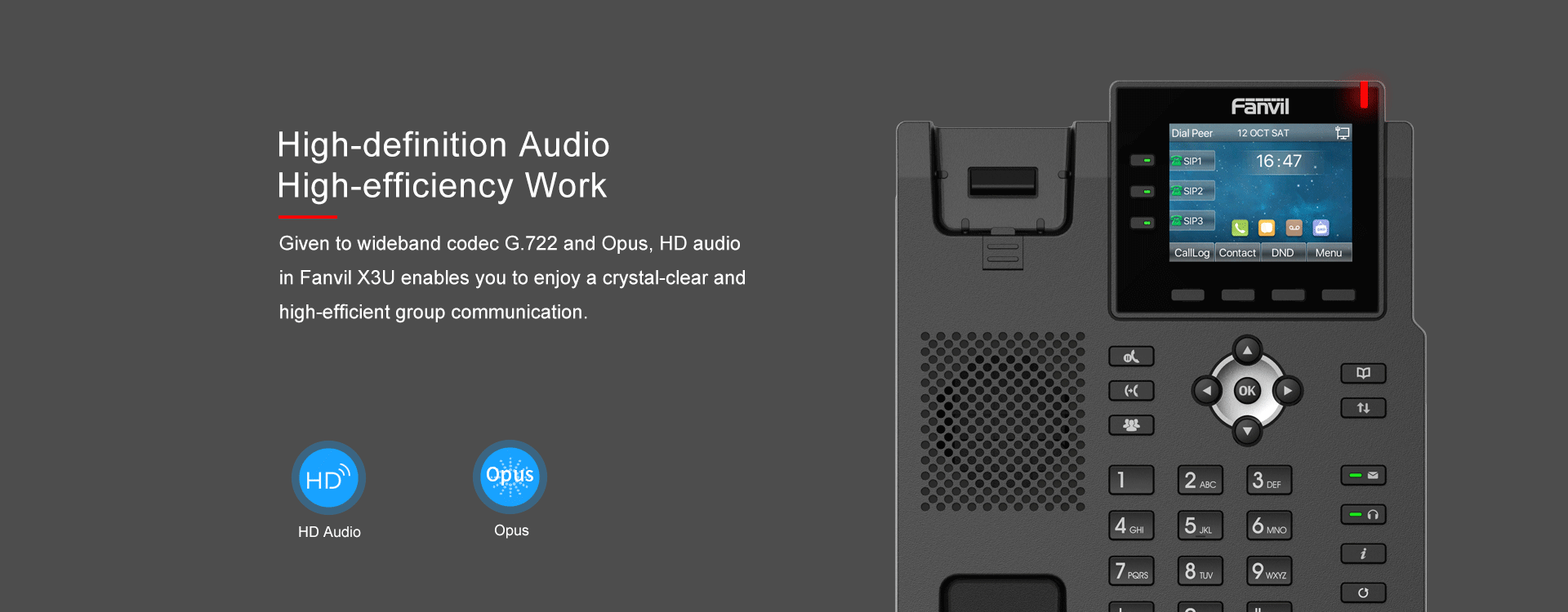 Fanvil X3U İp Telefon3