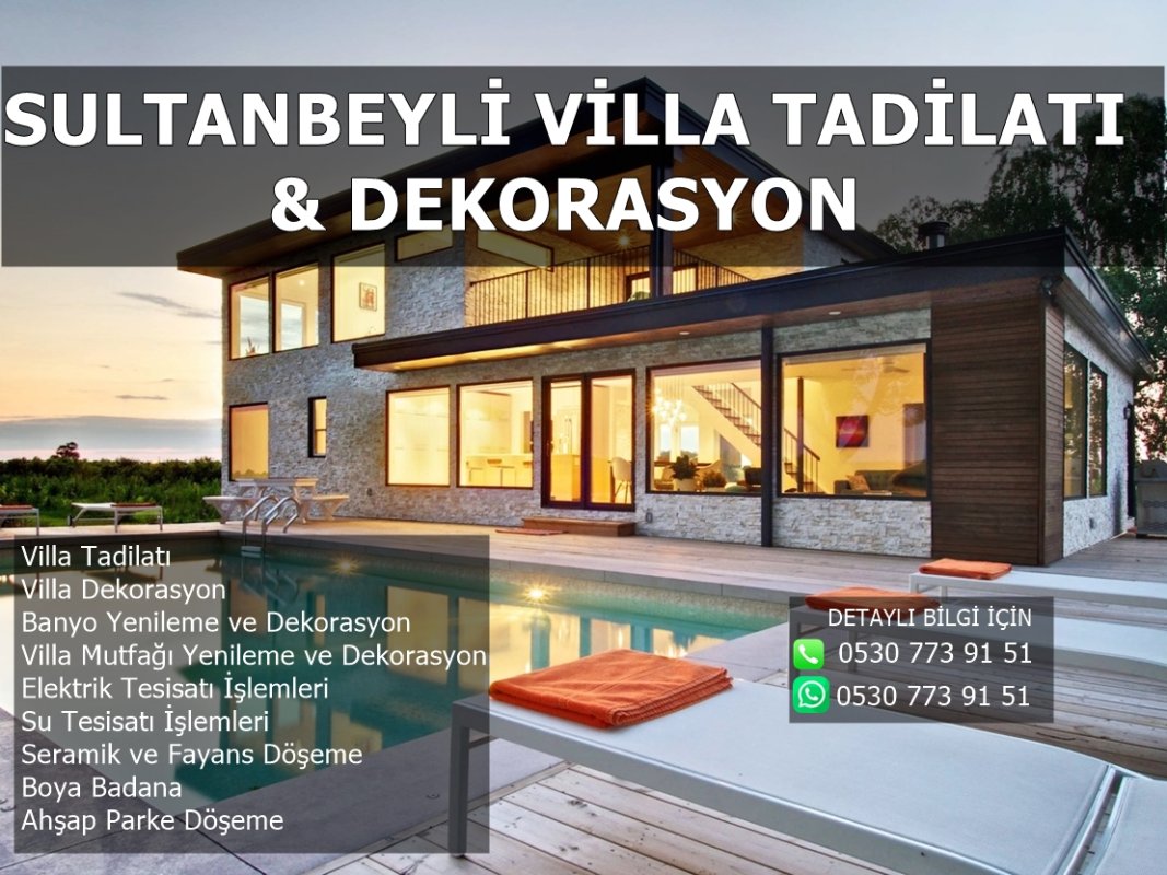 Sultanbeyli Villa Tadilatı ve Dekorasyonu