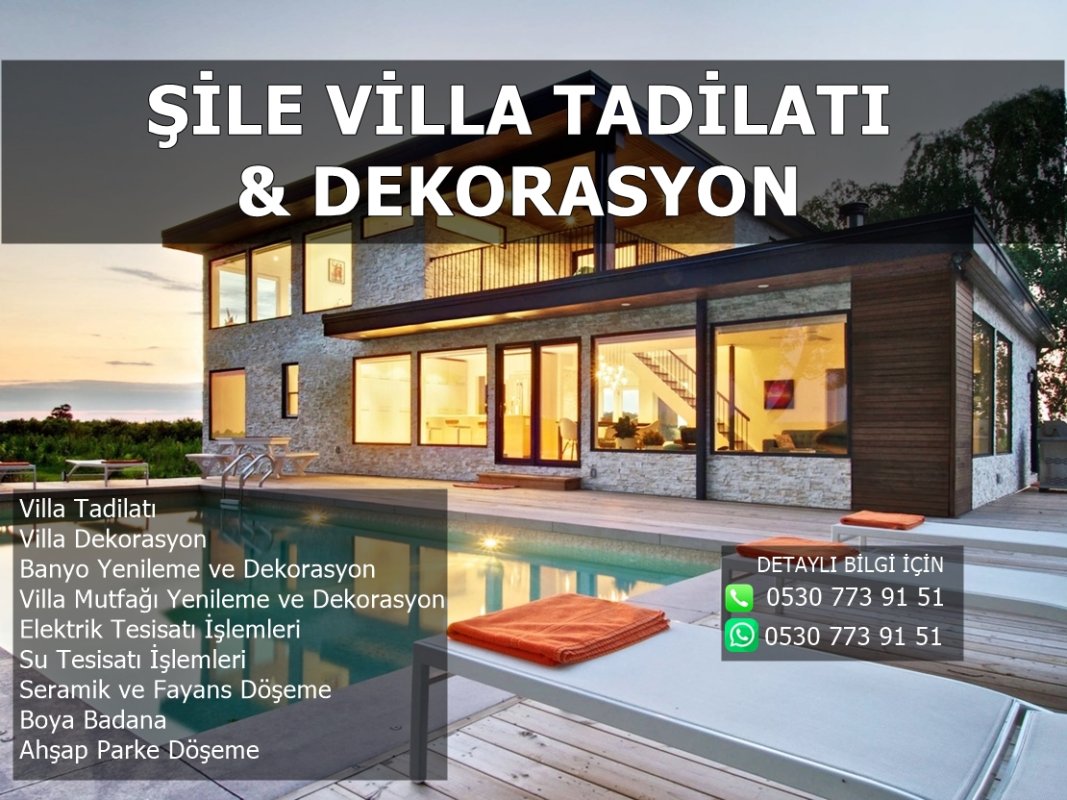 Şile Villa Tadilatı ve Dekorasyonu