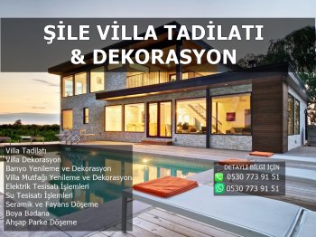 Şile Villa Tadilatı ve Dekorasyonu
