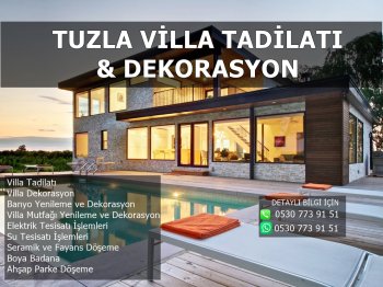 Tuzla Villa Tadilatı ve Dekorasyonu