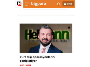 YURT DIŞI OPERASYONLARINI GENİŞLETİYOR