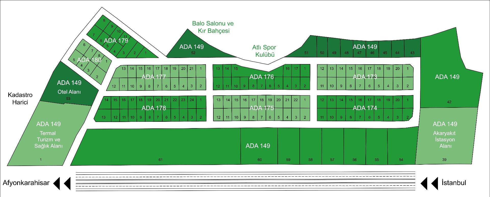 Afyon Arsa Vazi̇yet Yeşi̇l-Min