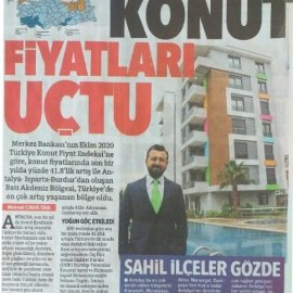 Hürriyet Akdeniz / Konut Fiyatları Uçtu