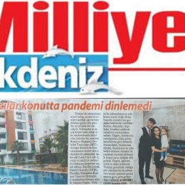 Milliyet Akdeniz / Yabancılar konutta pandemi dinlemedi