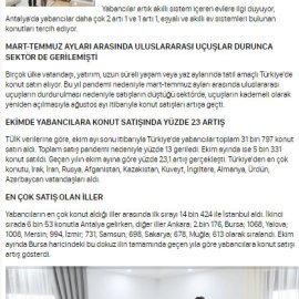 Ensonhaber / Yabancılar akıllı ve eşyalı ev istiyor