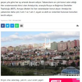 Sözcü / Yabancılar konutta pandemi dinlemedi