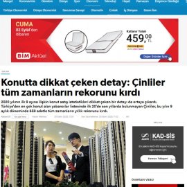 yenişafak.com / Konutta dikkat çeken detay: Çinliler tüm zamanların rekorunu kırdı