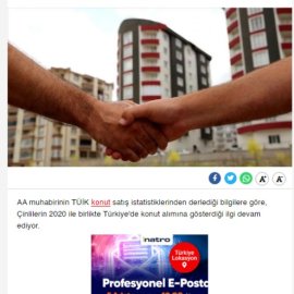 Milliyet / Çinliler, Türkiye'den konut alımında rekor kırdı