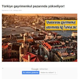 emlakkulisi.com / Türkiye gayrimenkul pazarında yükseliyor