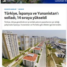 Ekonomihaber7.com / Türkiye, İspanya ve Yunanistan'ı solladı