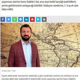 gazetedir.com / İnşaatçılardan 'ek-süre' talebi