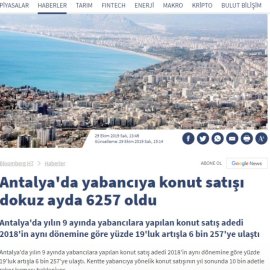 Bloomberght.com - Antalya'da yabancıya konut satışı dokuz ayda 6257 oldu