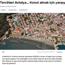 Ekonomi DHA/ Tercihleri Antalya... Konut almak için yarışıyorlar..