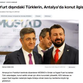 Hürriyet / Yurt dışındaki Türklerin, Antalya’da Konut İlgisi