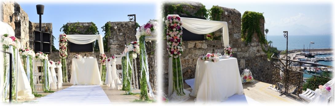 Wedding on Mediterranean Coast in Turkey
