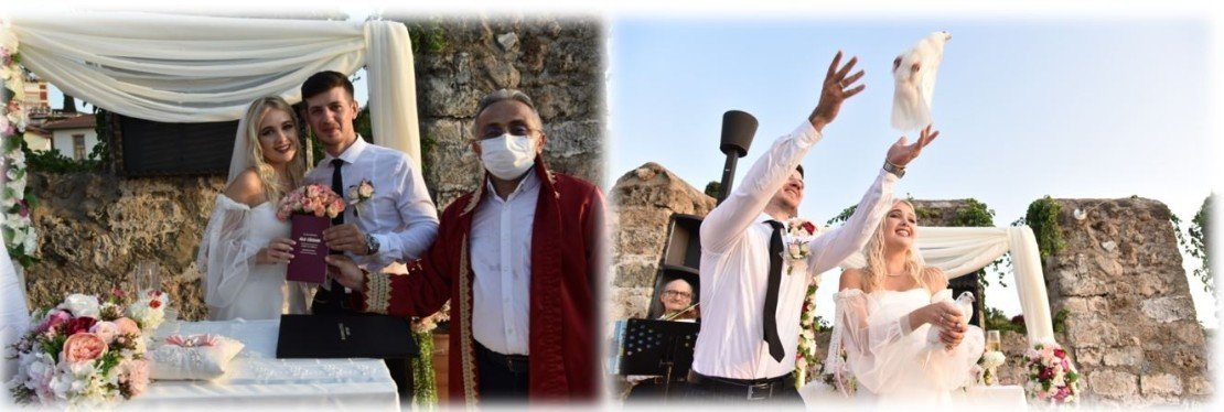 Wedding at Historical Castle in Antalya