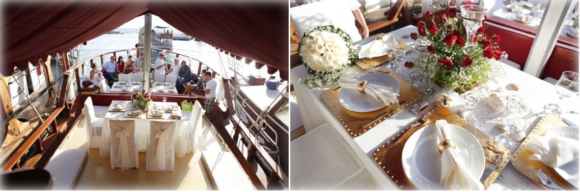 wedding on GULET YACHT