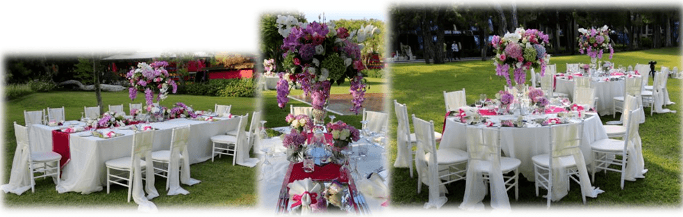wedding designer for Asian wedding in antalya