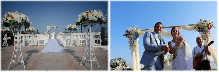 beach wedding Antalya