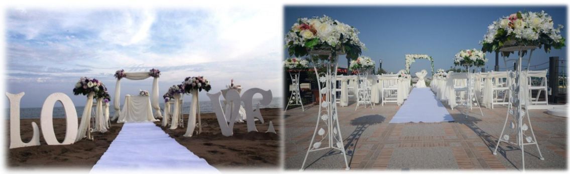 beach wedding in Antalya