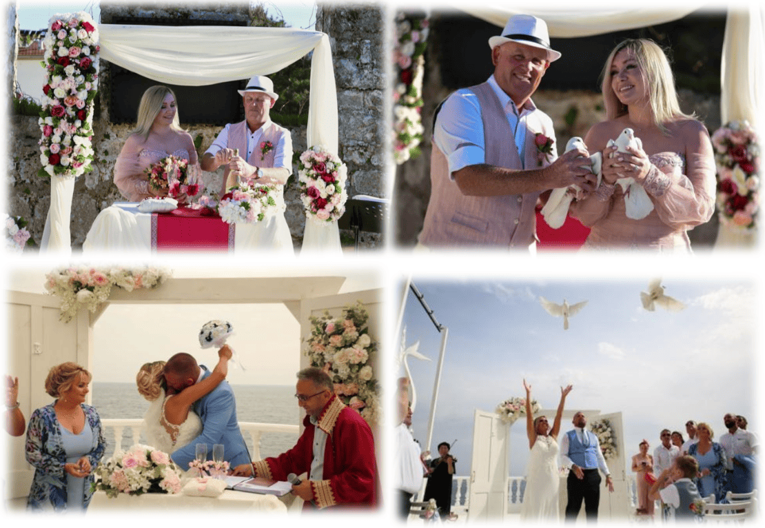 Civil Wedding at Kremlin Palace Hotel in Antalya