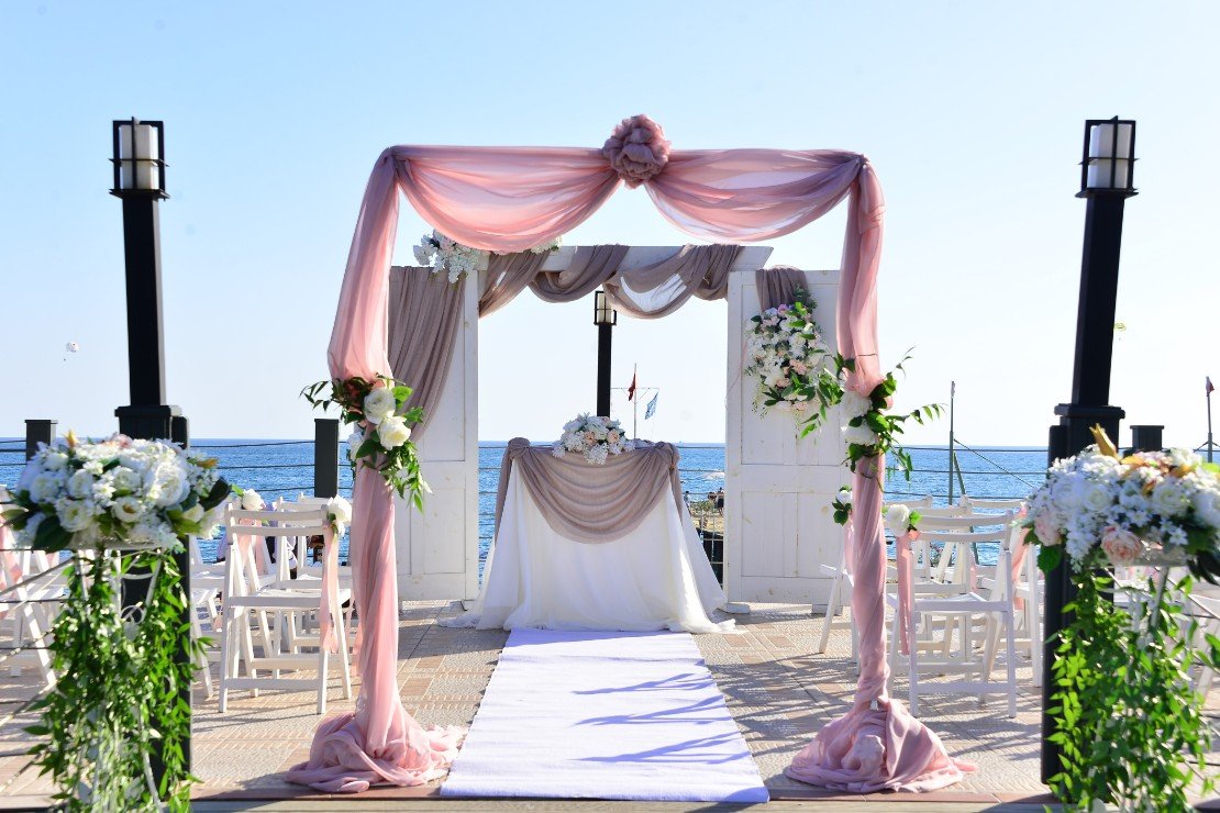 Beach Wedding Ceremony in Antalya Turkey
