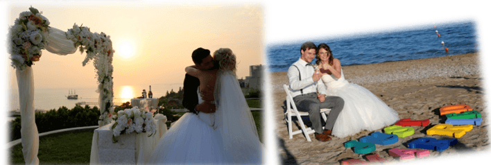 beach wedding turkey
