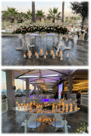 Indian Wedding Decorations at Luxury Hotel in Antalya