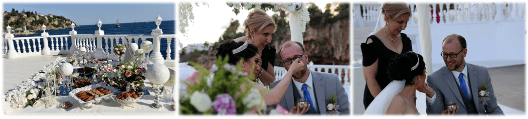 wedding at the pier in antalya