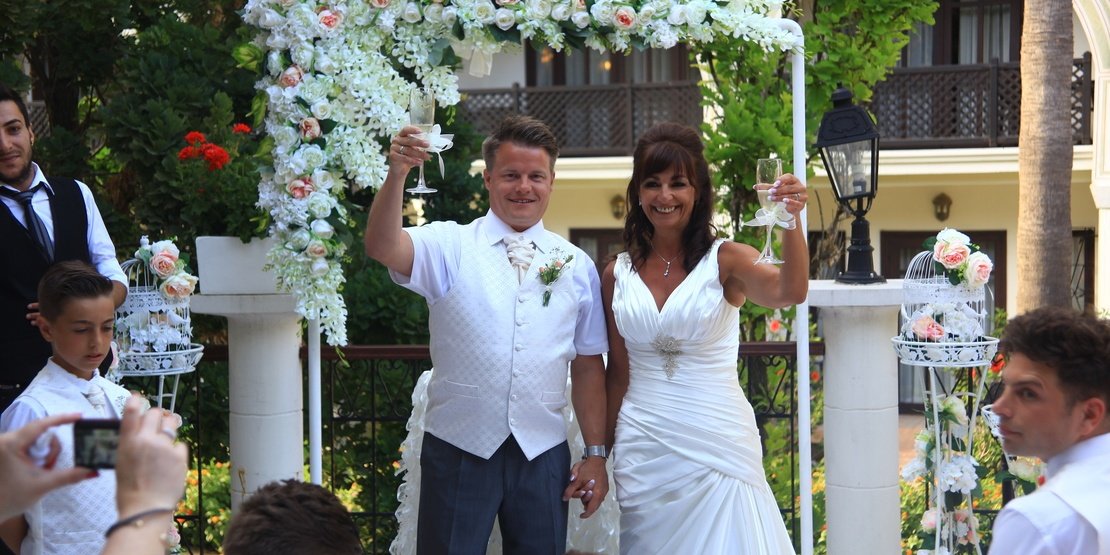 If you get married we can organize a beach wedding in Antalya