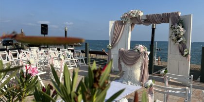 Sunset Riverside Destination Wedding at Selectum Family Resort Belek (Antalya, Türkiye)